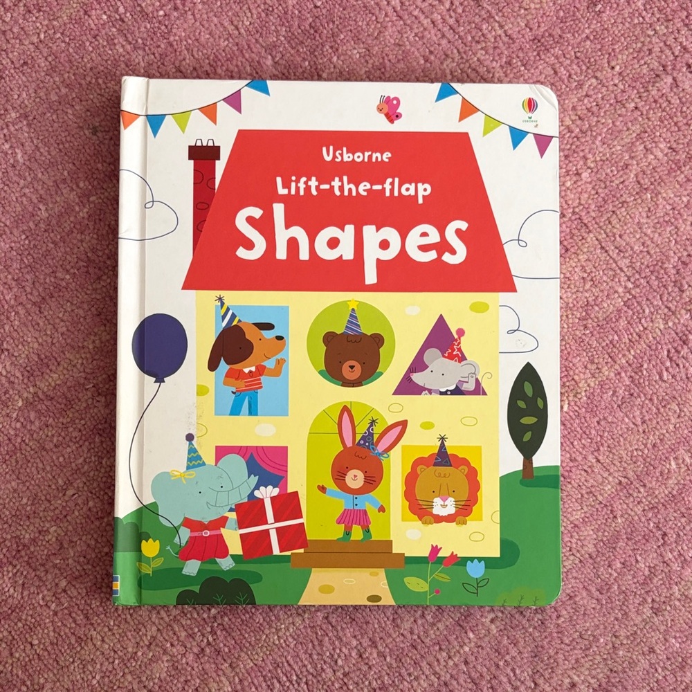 Usborne Lift-the-flap Shapes Board Book - homeschool preschool - Picture 2 of 7